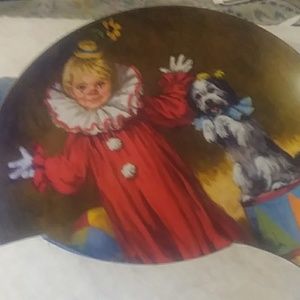 Tommy the clown collector plate